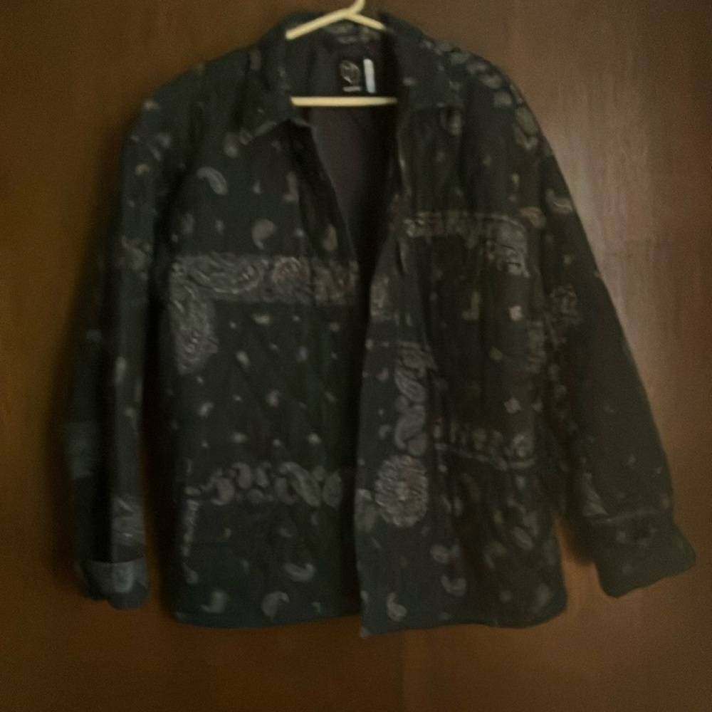 Men’s quilted paisley jacket